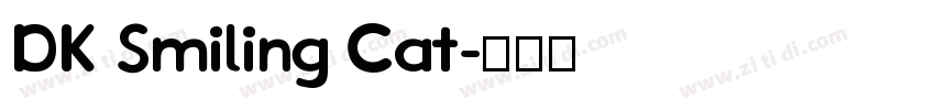 DK Smiling Cat字体转换
